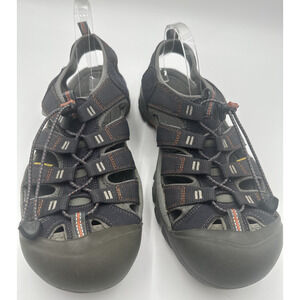 Keen Men’s Newport H2 Hiking Sandals Size 14 Waterproof Outdoor Gray Orange